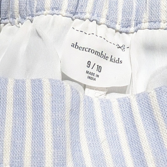 Abercrombie & Fitch Blue and White Wrap Top Girls Sz 9-10 - Picture 3 of 6